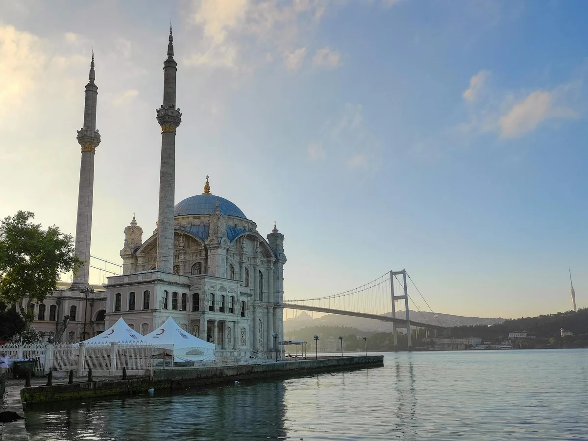 Ortakoy Mosque view 2