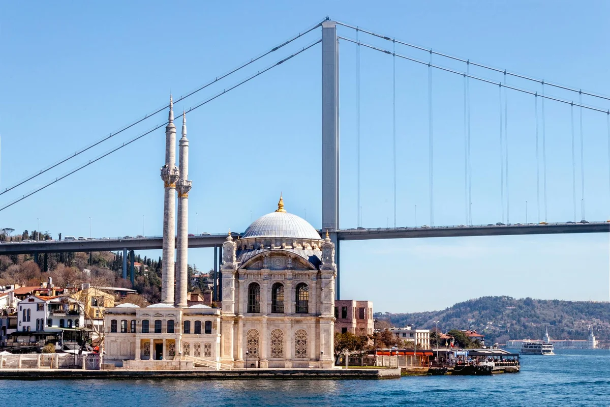 Ortakoy Mosque view 1