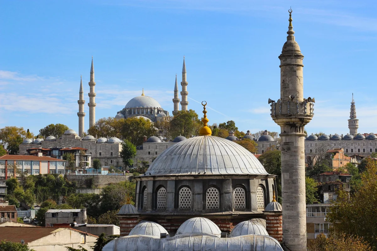 Sultan Ahmed Mosque view 1