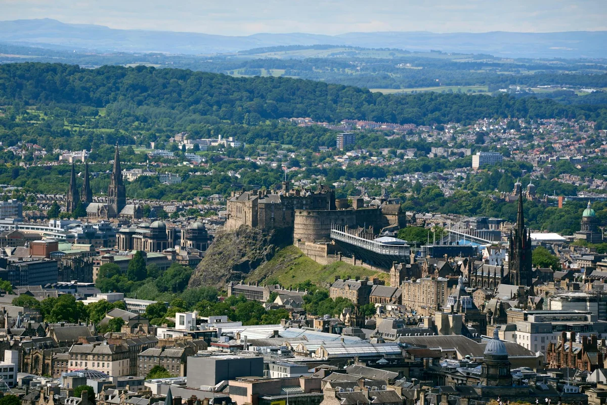 Edinburgh Castle view 1