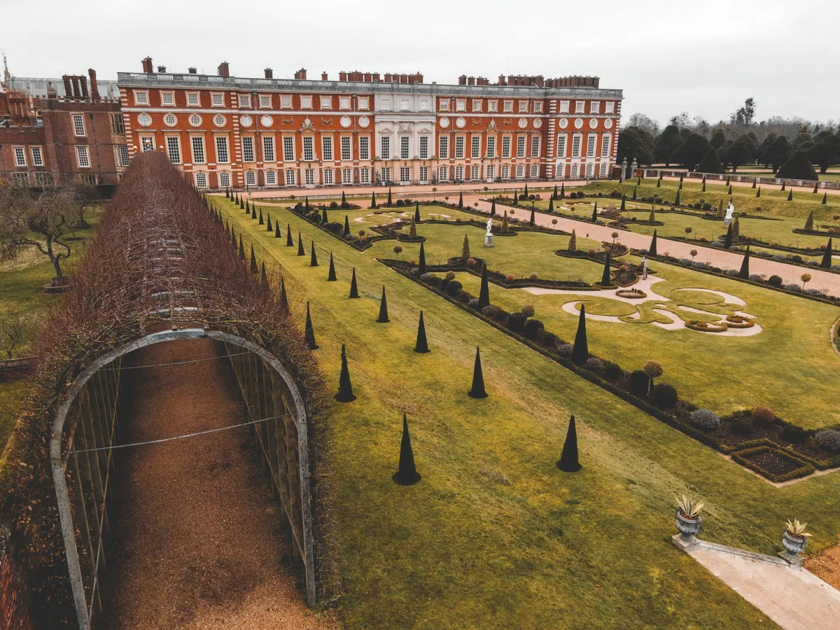 Hampton Court Palace view 1
