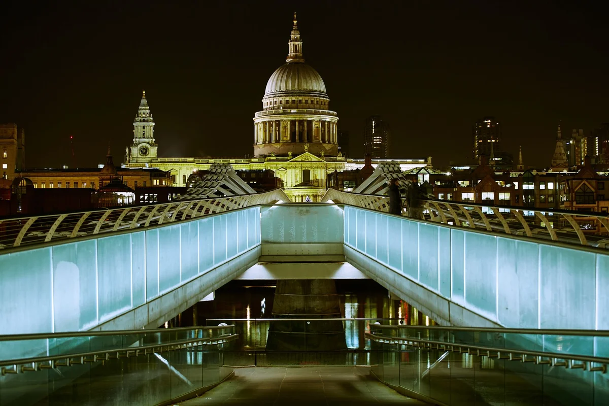 Millennium Bridge view 1