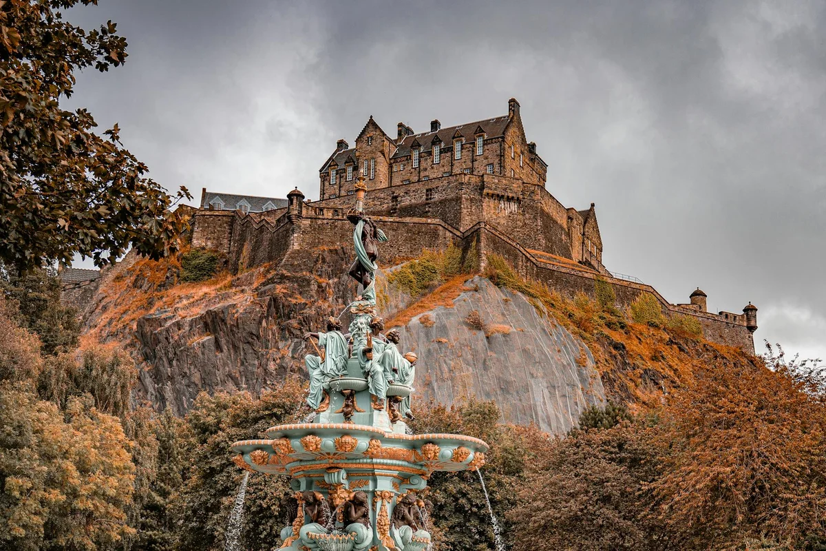 Princes Street Gardens view 1