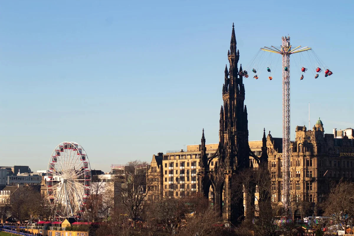 Princes Street Gardens view 2