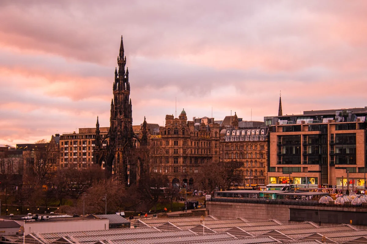 Princes Street Gardens view 1