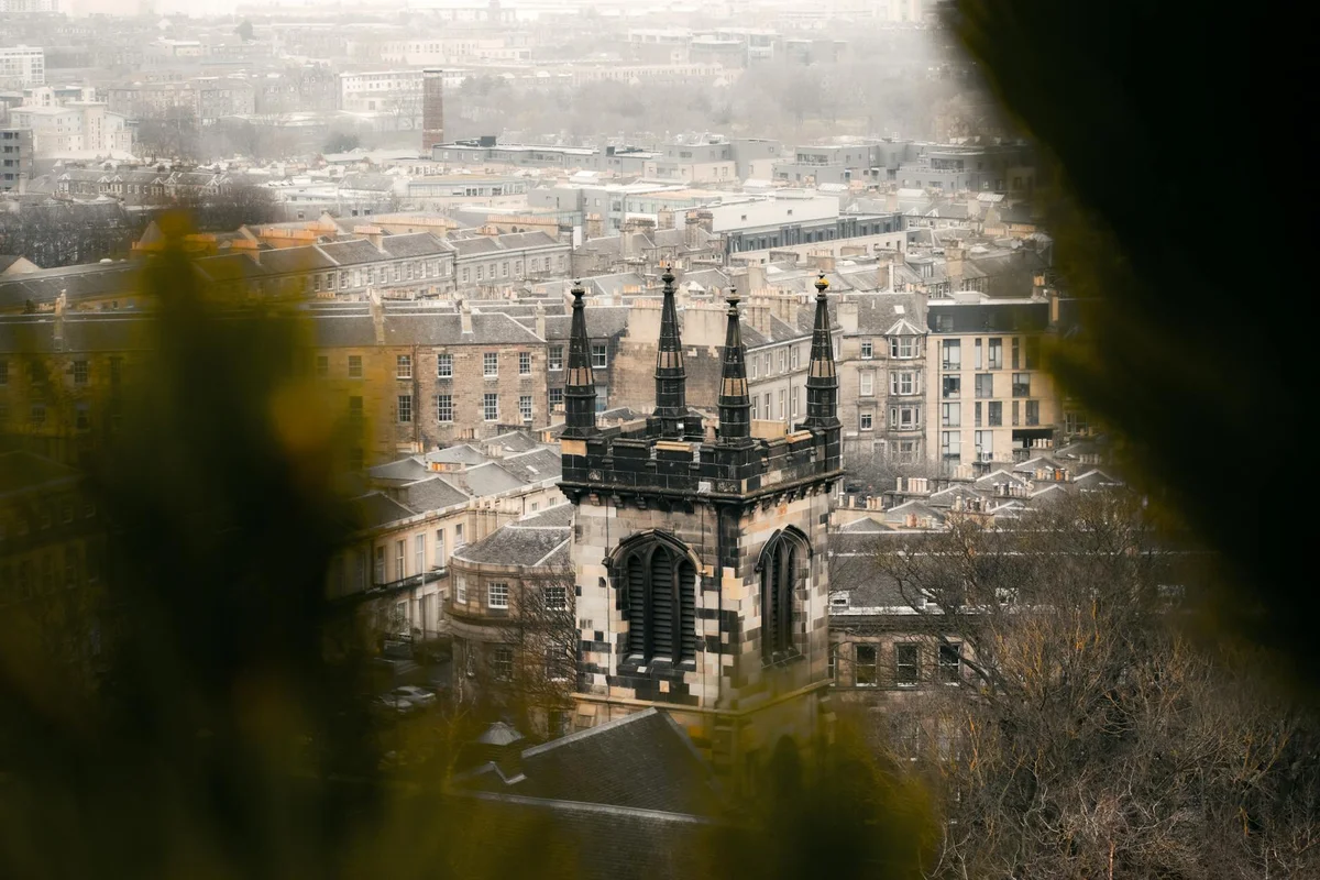 Scott Monument view 1