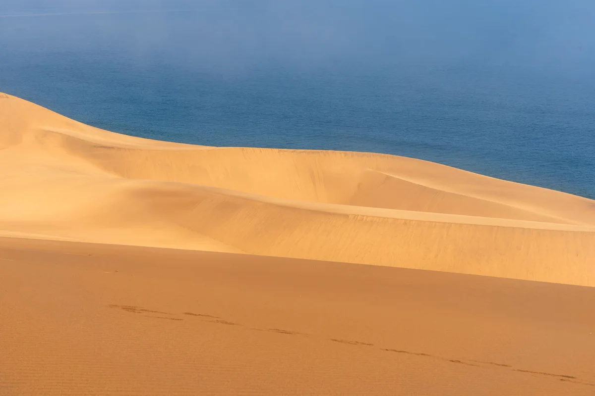 Inland Sea Sunset Dunes view 1